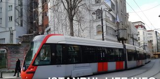 Трамвай Т1 в Стамбуле