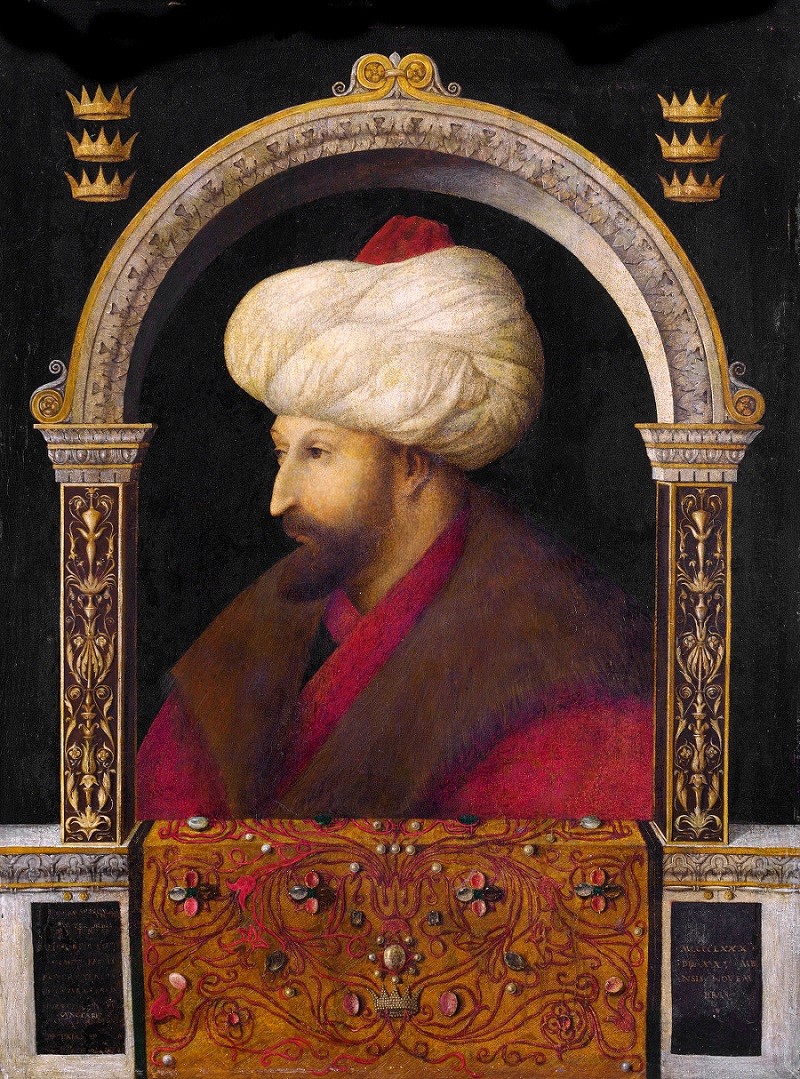 Портрет султана Мехмеда Фатиха кисти Джентиле Беллини 