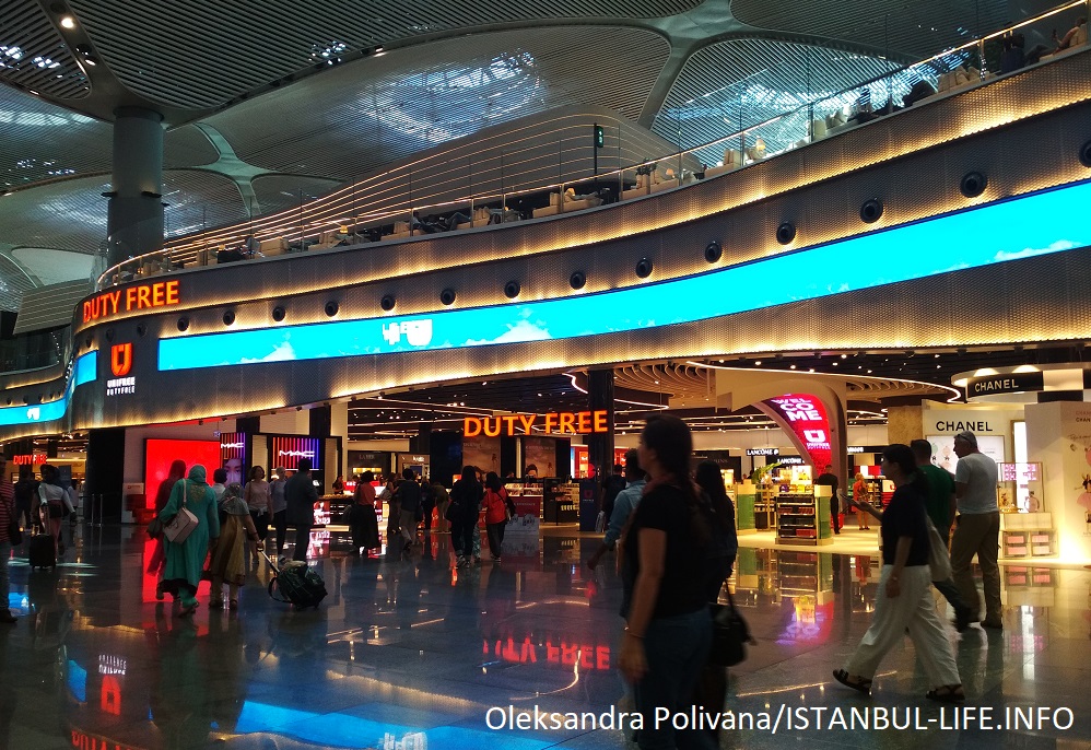 Duty Futy free в аэропорту Стамбул