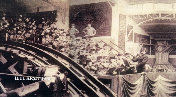 Открытие фуникулера в Стамбуле 1875