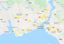 Торговые центры Стамбула на карте