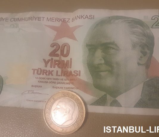 Валюта в Стамбуле - турецкая лира