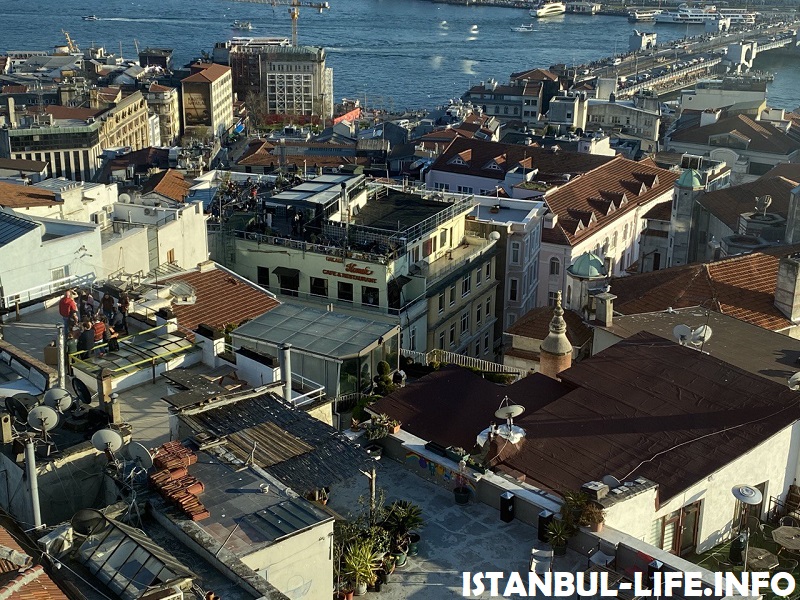 Вид на Стамбул с Галатской башни